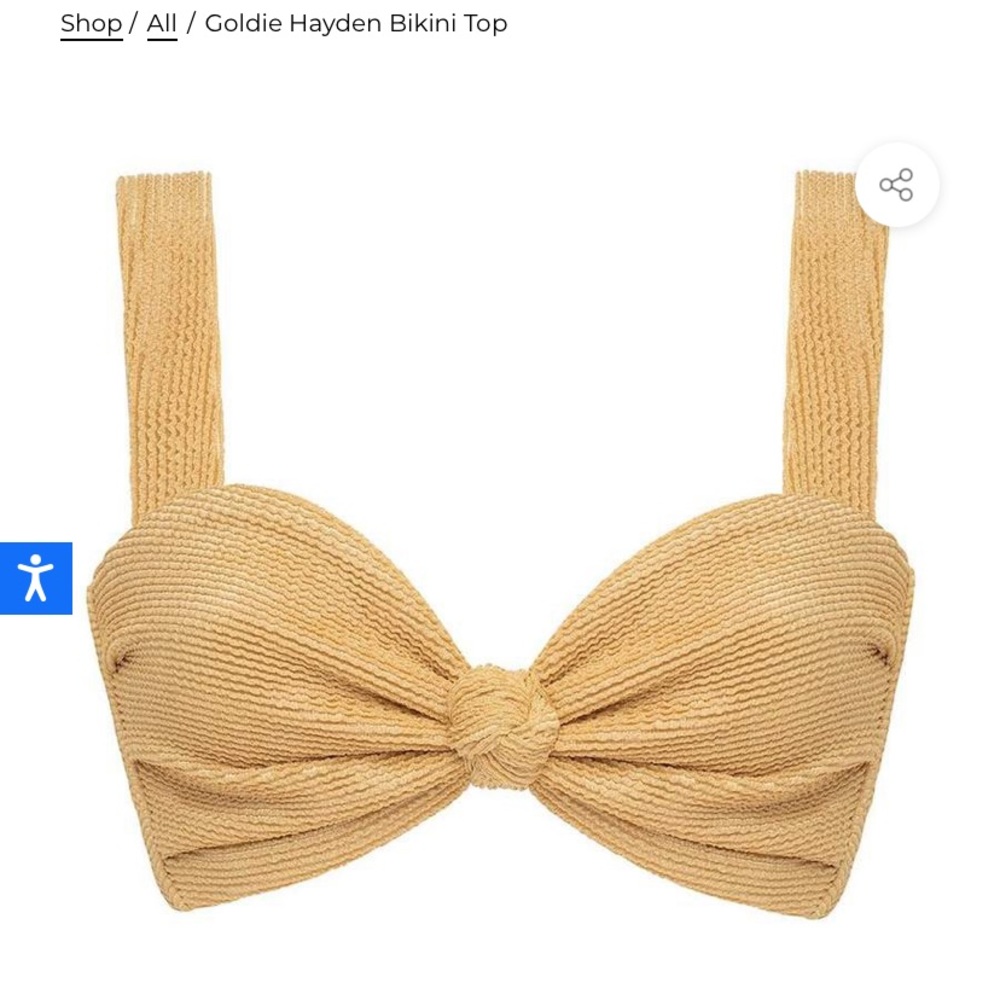 Montce Goldie Hayden Bikini Top NWT